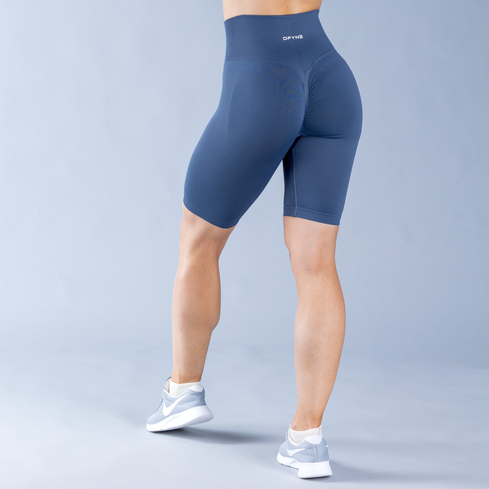 Shorts DFYNE Dynamic Mujer Azules Oscuro | 9261-YUXGC