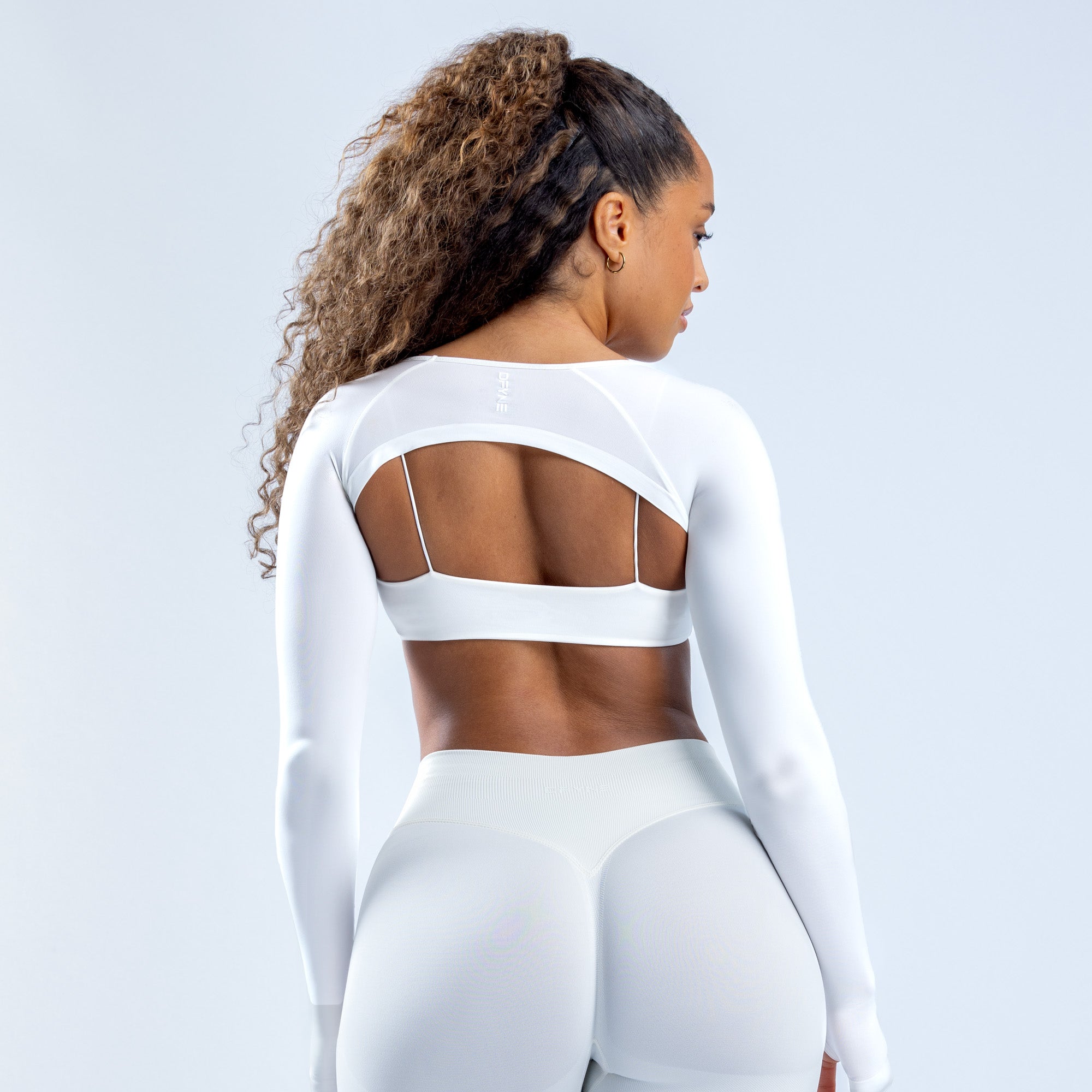 Shrug DFYNE Defy Long Sleeve Mujer Blancos | 7892-SUDJZ