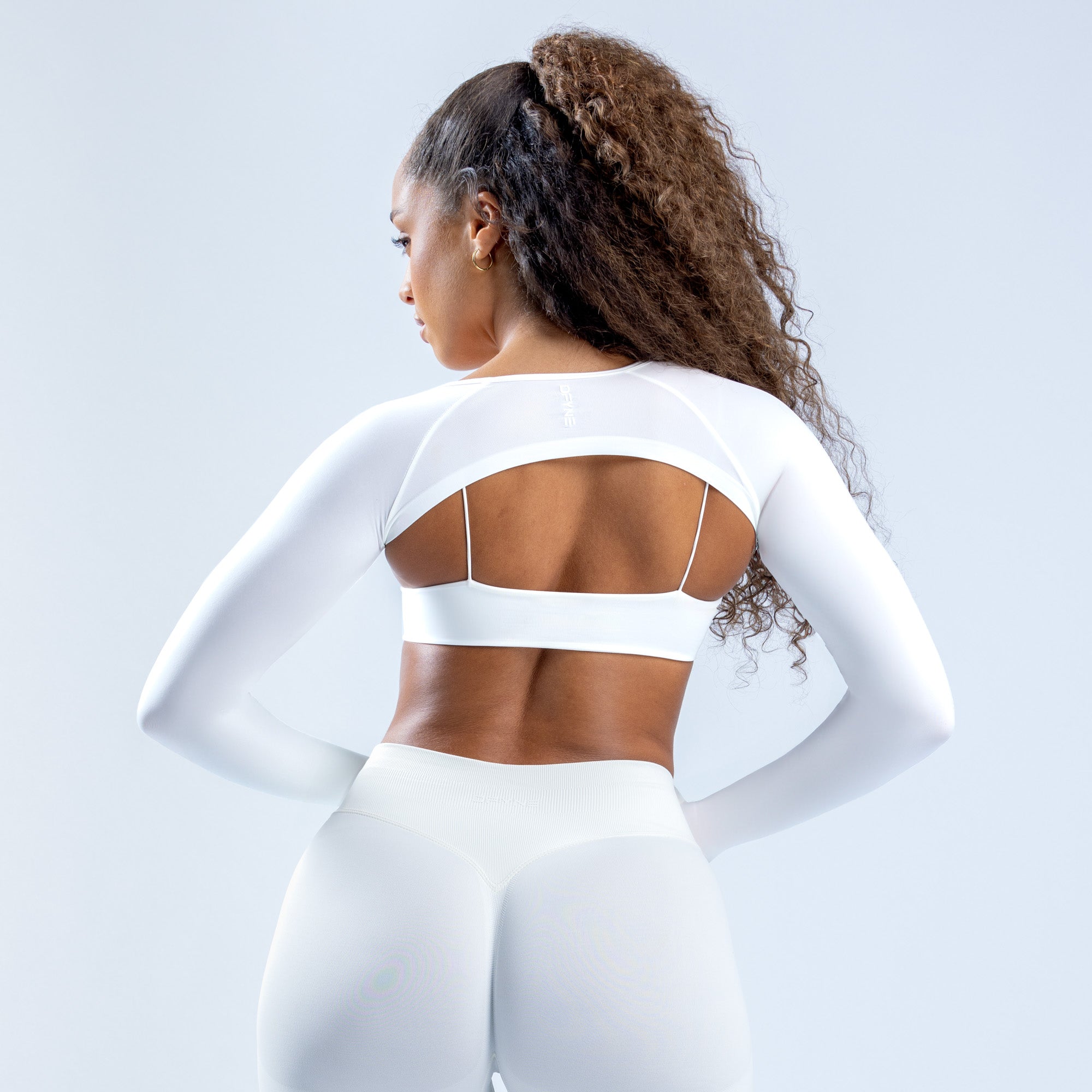 Shrug DFYNE Defy Long Sleeve Mujer Blancos | 7892-SUDJZ