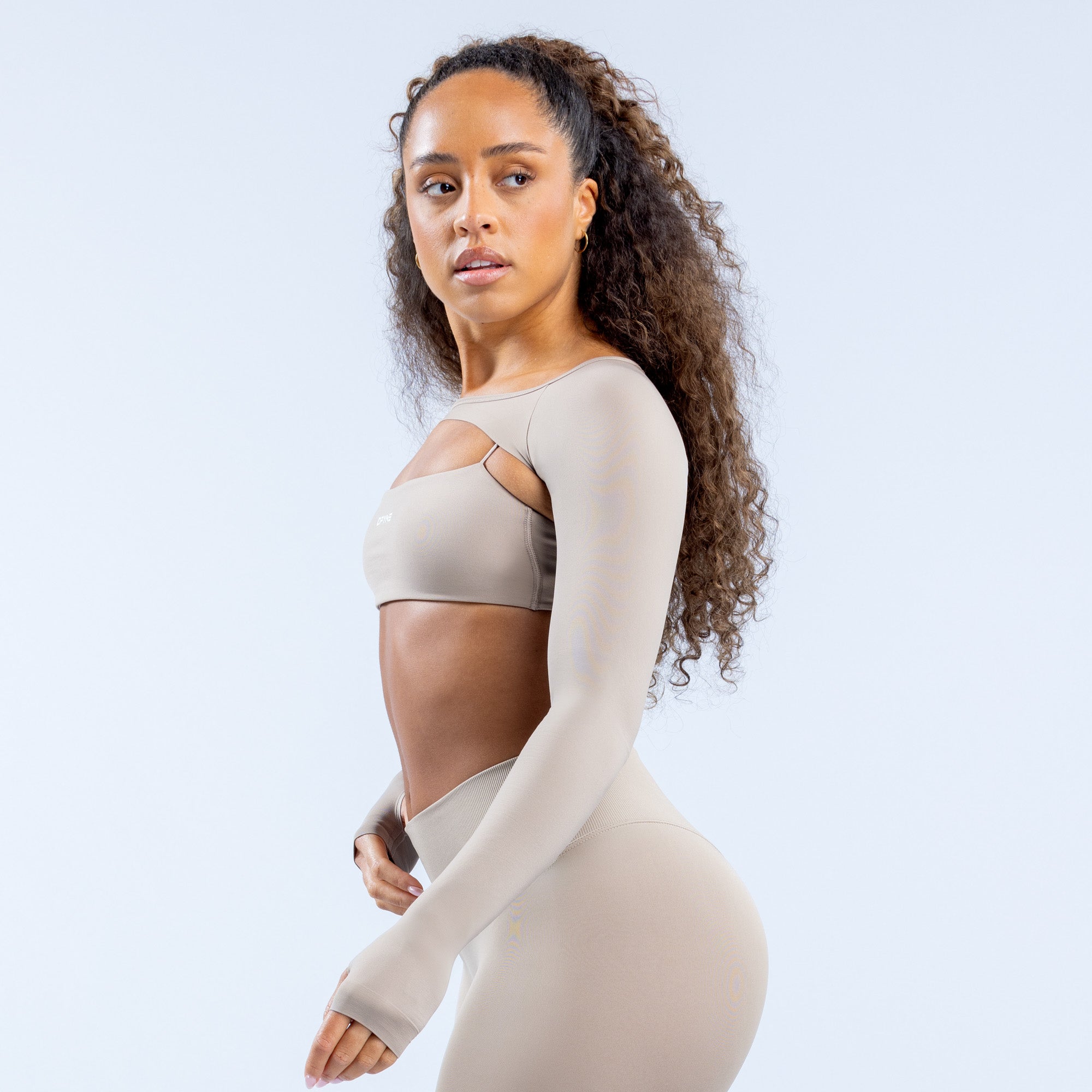 Shrug DFYNE Defy Long Sleeve Mujer Grises | 0579-GDULZ