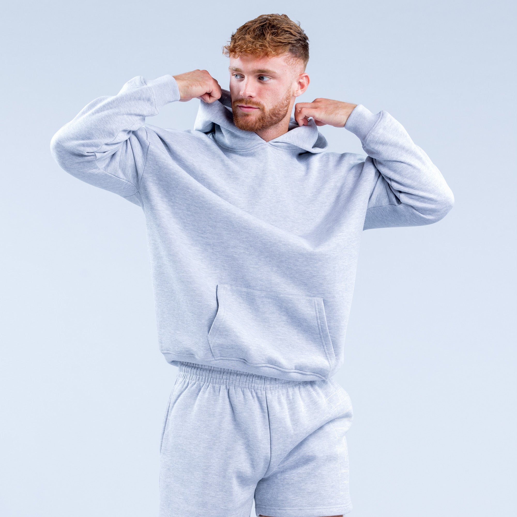 Sudadera con Capucha DFYNE Recharge Graphic Hombre Grises | 0385-MXWYK