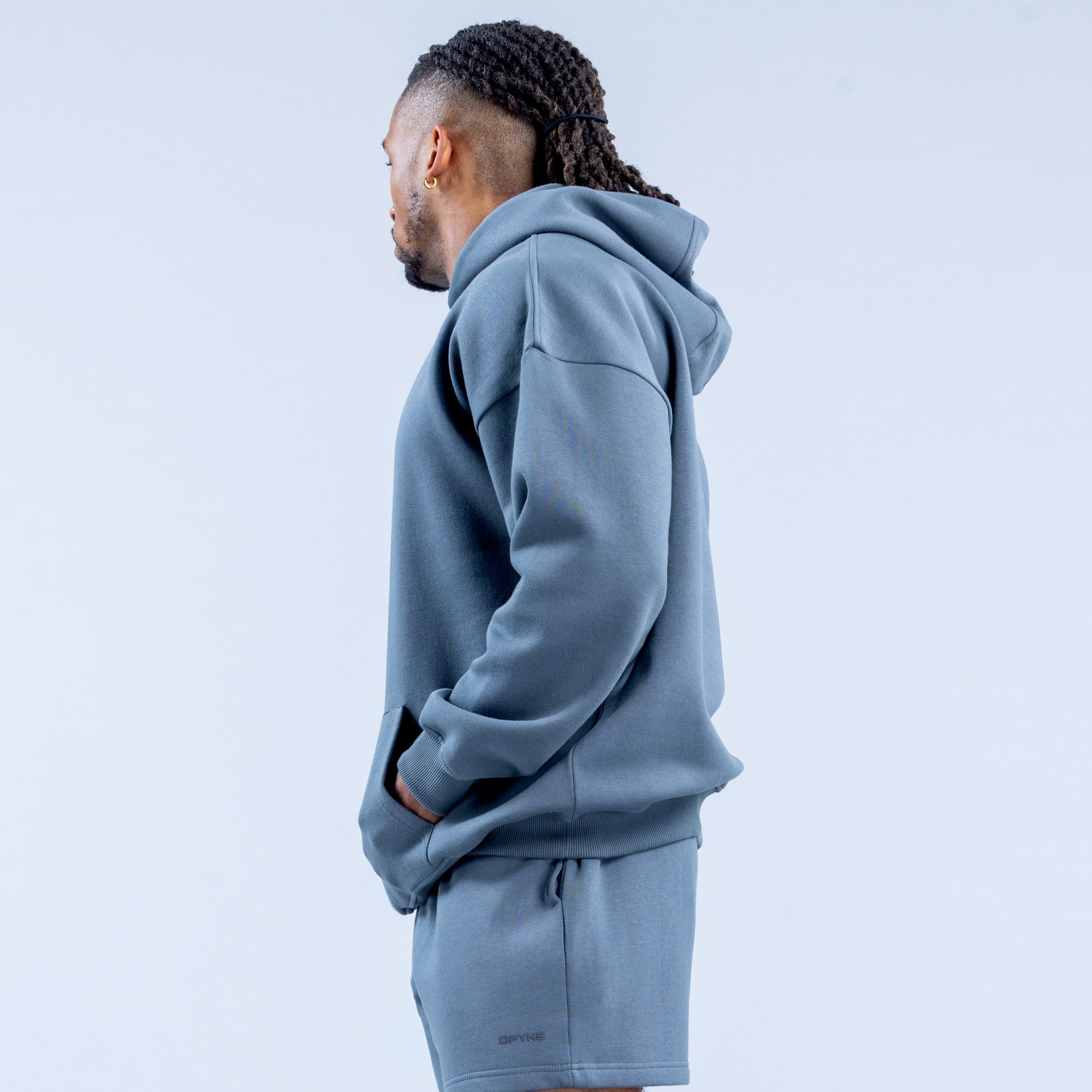 Sudadera con Capucha DFYNE Recharge Hombre Grises | 4356-WHUTY