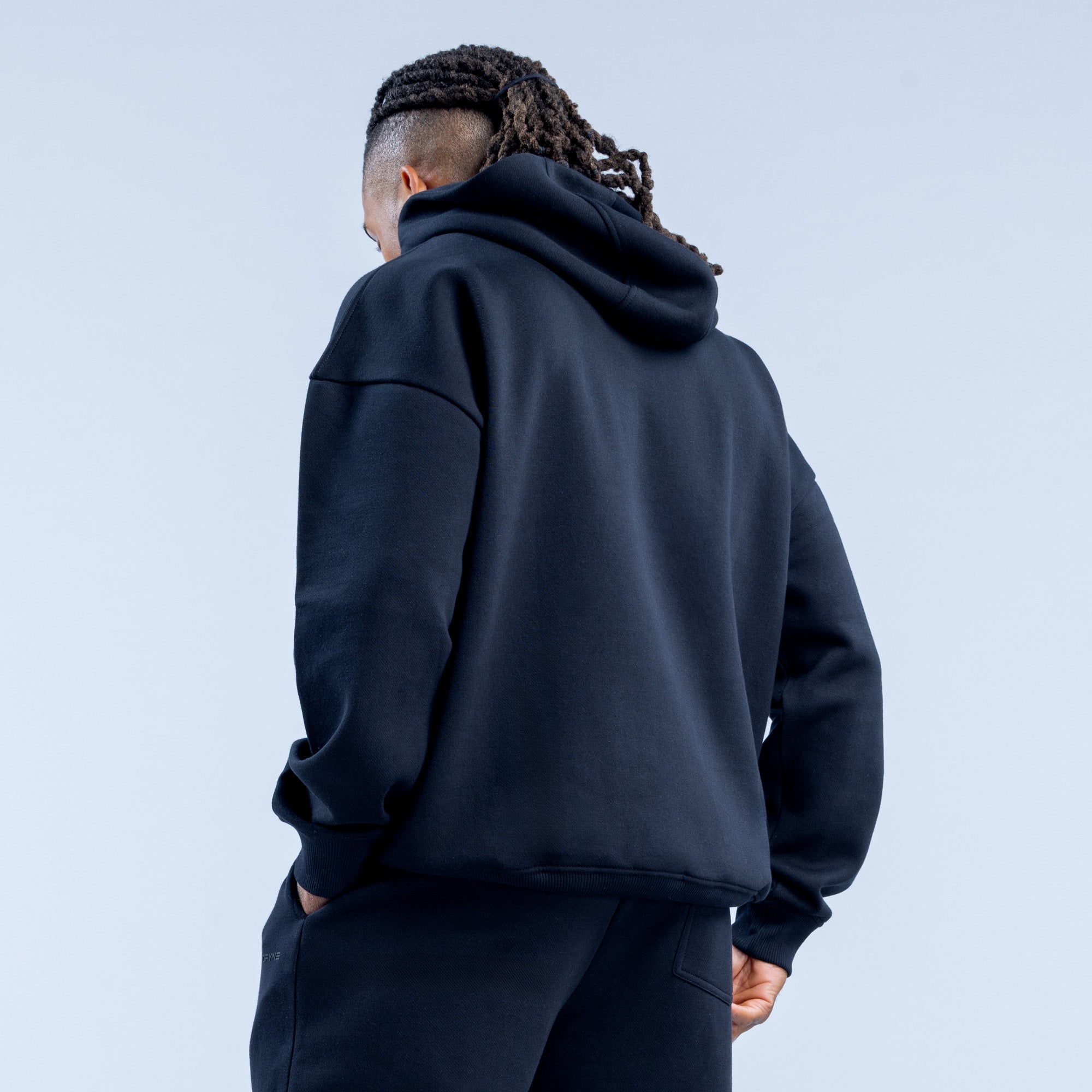 Sudadera con Capucha DFYNE Recharge Hombre Negros | 4596-NSORB