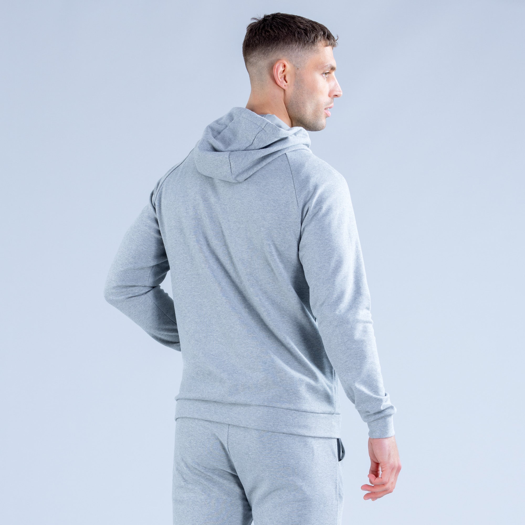 Sudadera con Capucha DFYNE Stealth Midweight Hombre Grises | 0943-GMNTL