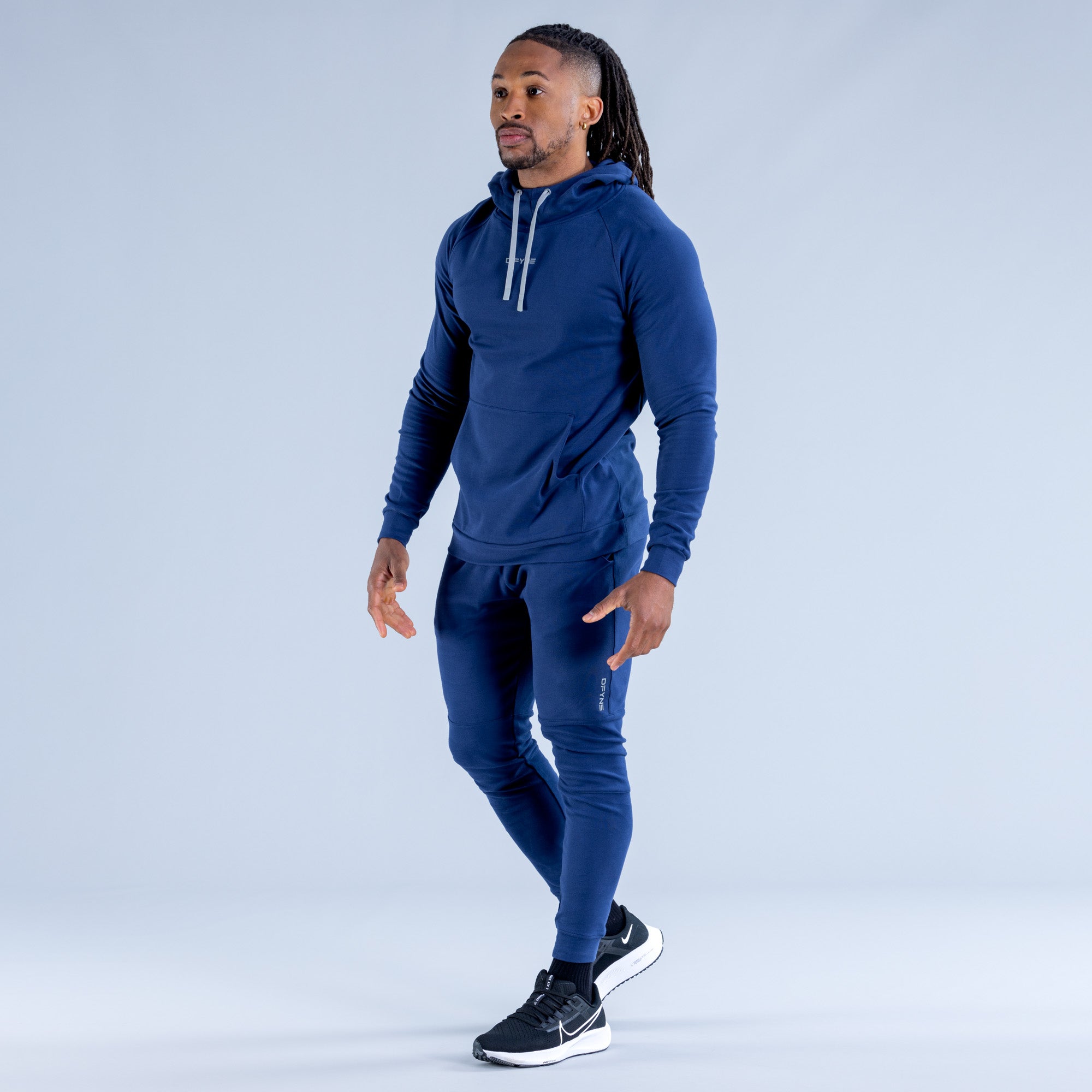 Sudadera con Capucha DFYNE Stealth Midweight Hombre Azules | 1637-HOTUG