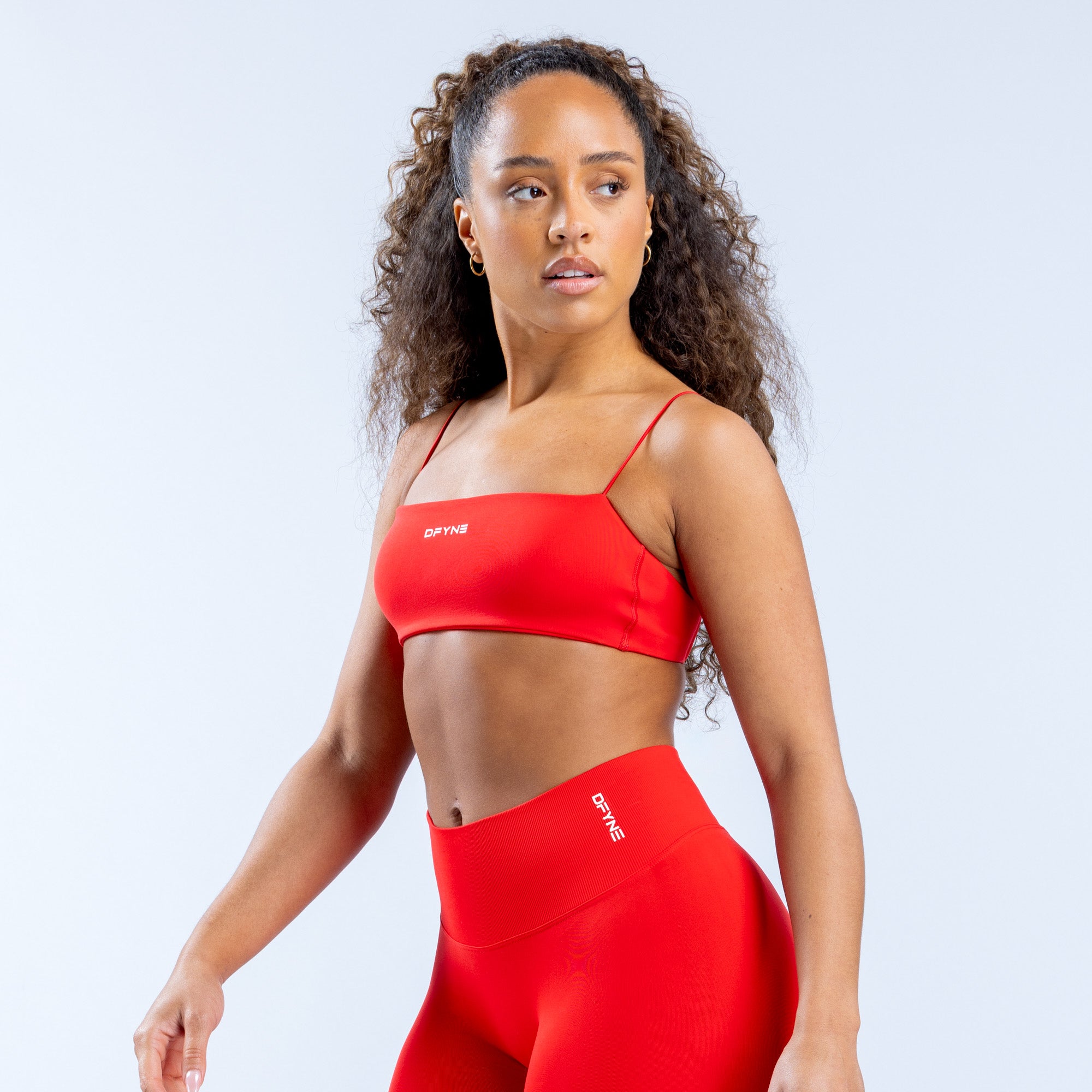 Sujetador Deportivo DFYNE Defy Strappy Mujer Naranjas | 7564-ZEWNC
