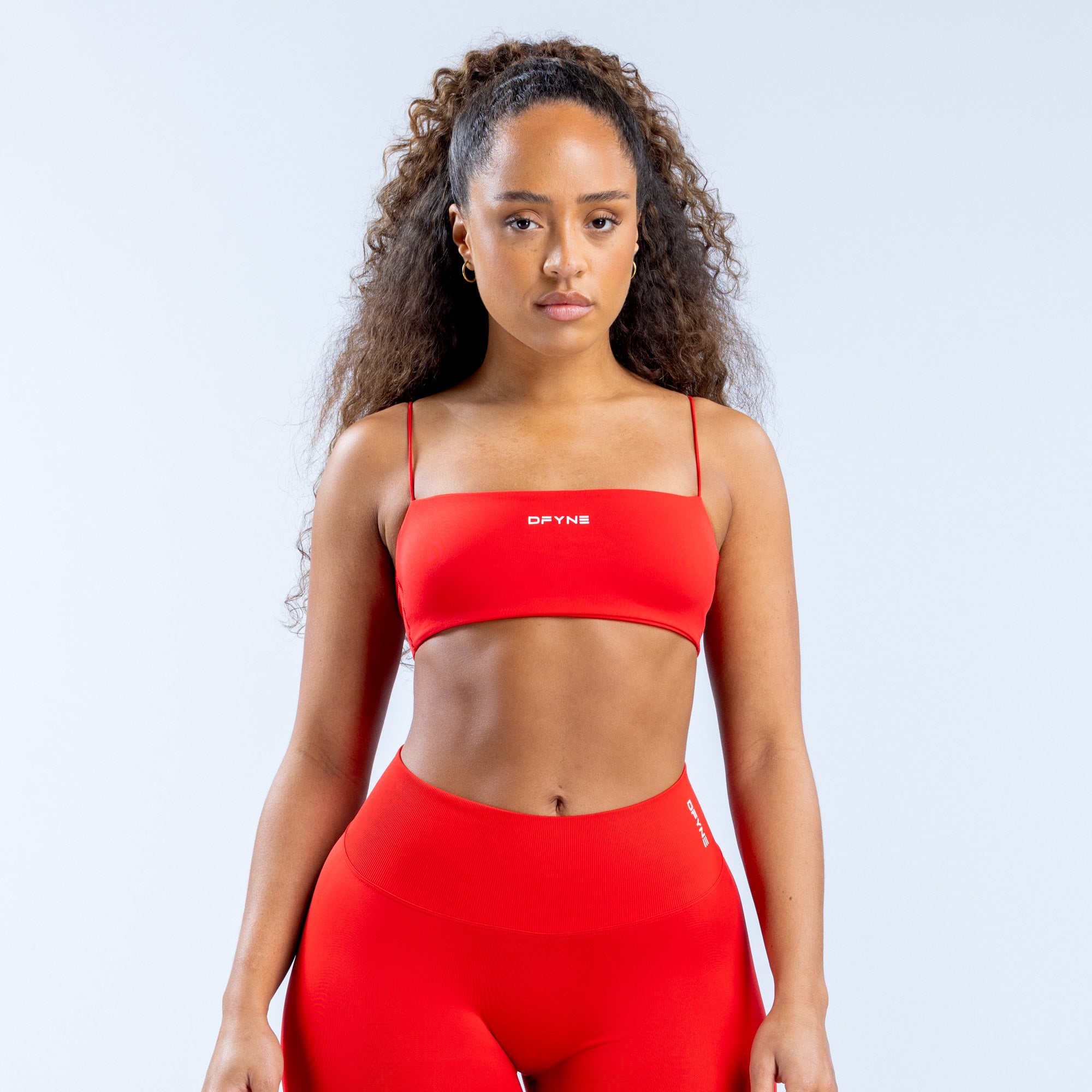 Sujetador Deportivo DFYNE Defy Strappy Mujer Naranjas | 7564-ZEWNC