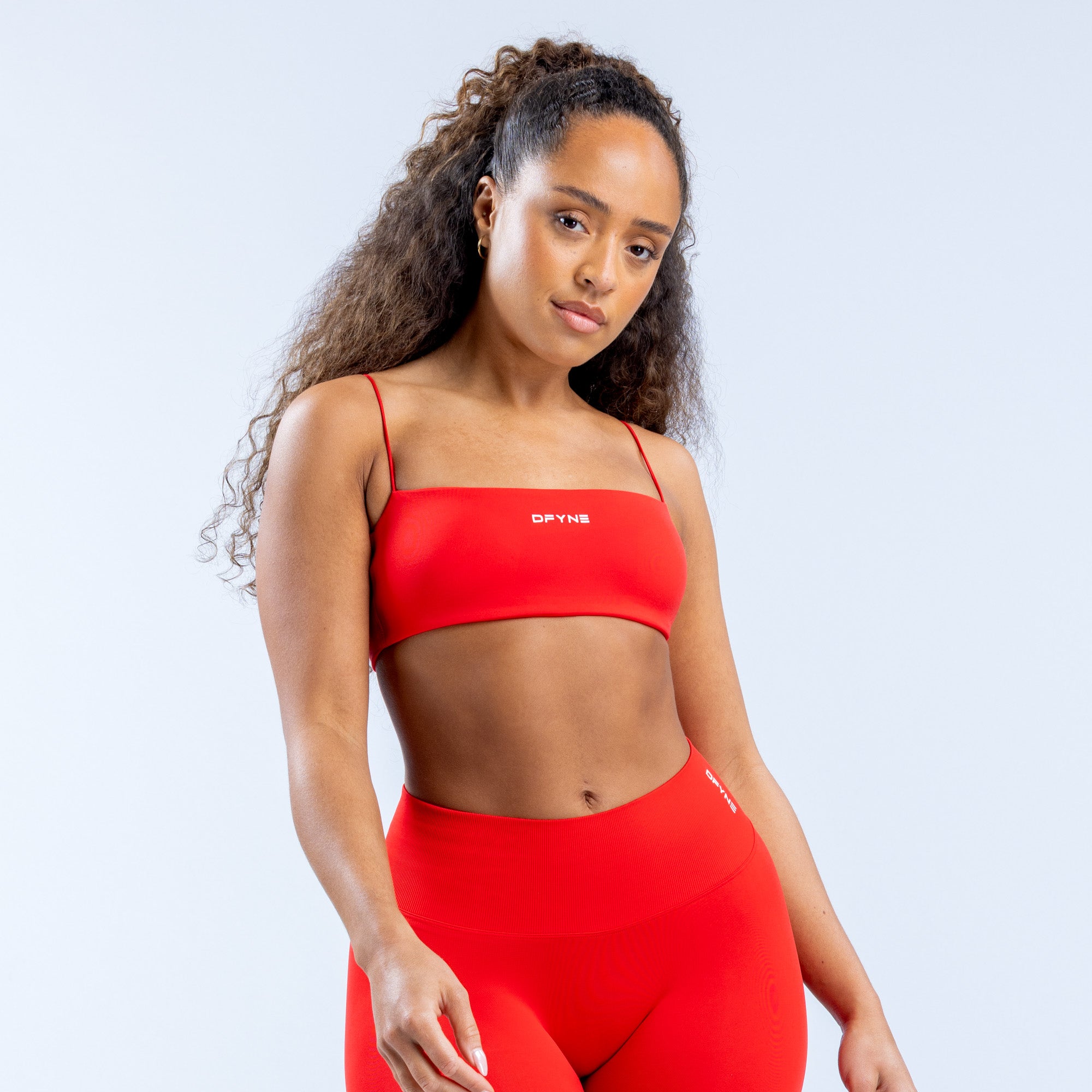 Sujetador Deportivo DFYNE Defy Strappy Mujer Naranjas | 7564-ZEWNC