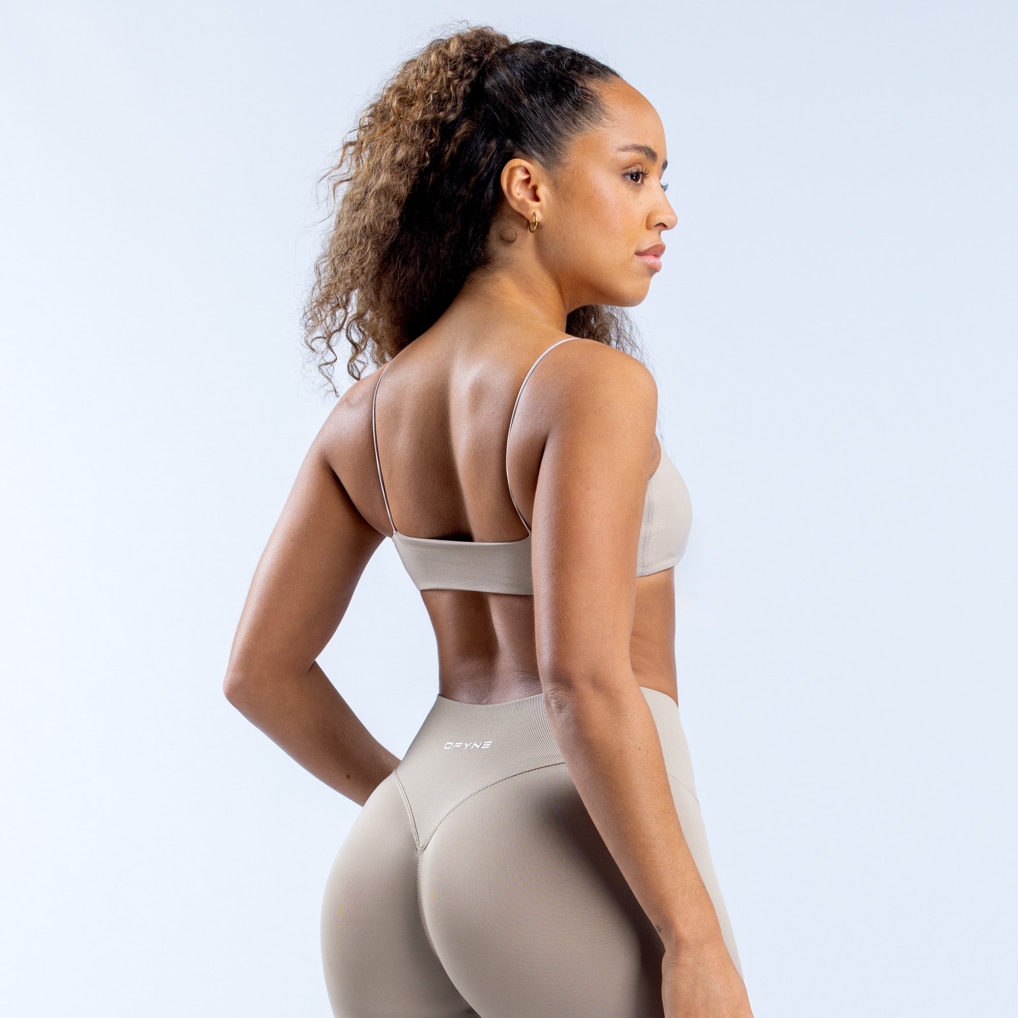 Sujetador Deportivo DFYNE Defy Strappy Mujer Grises | 9735-XEZUT