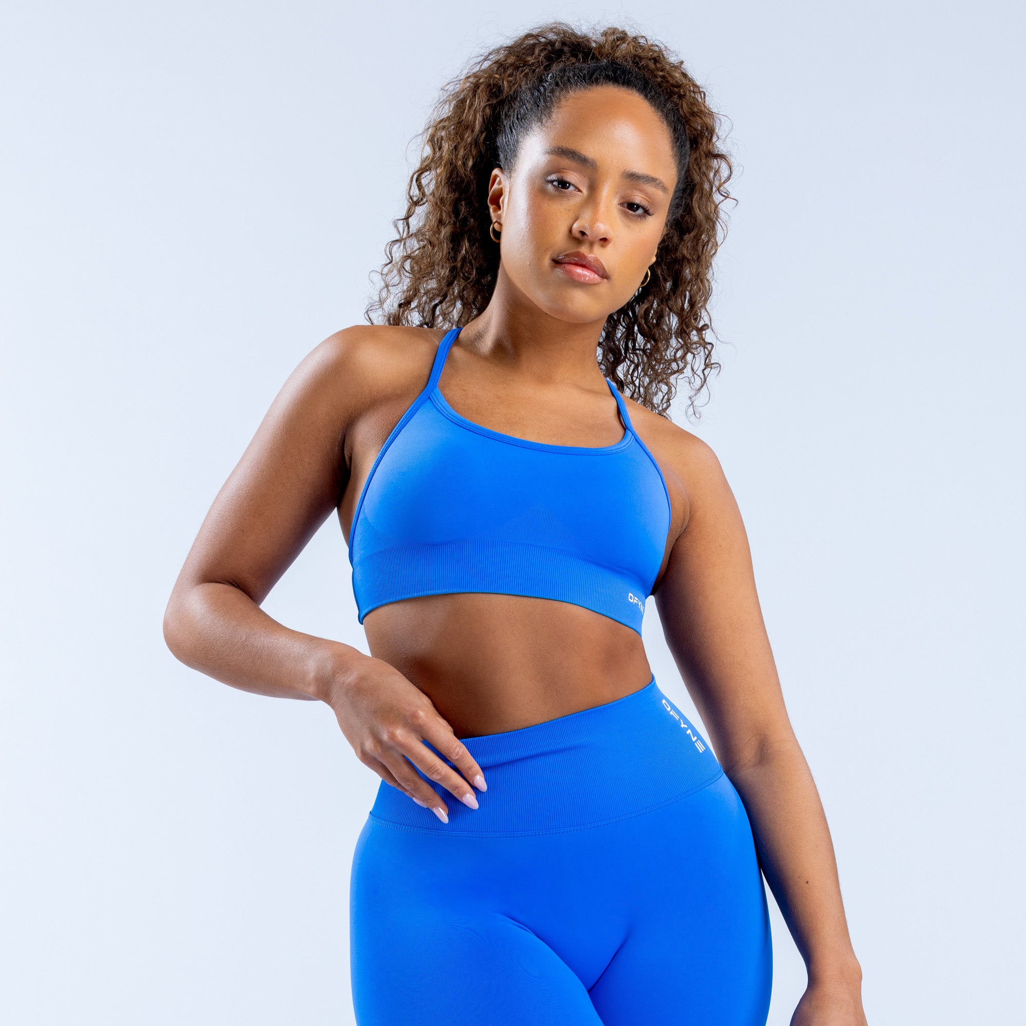 Sujetador Deportivo DFYNE Dynamic Backless Mujer Azules | 7051-IBJQA