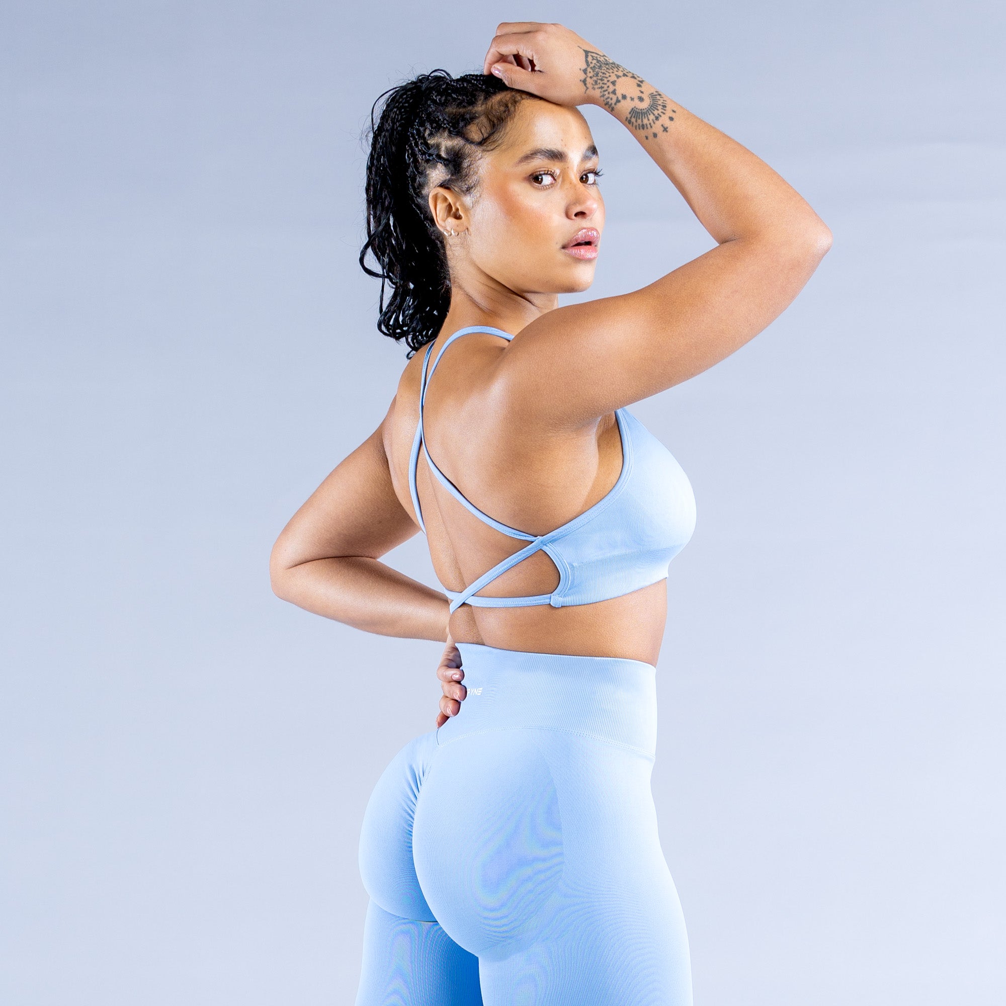 Sujetador Deportivo DFYNE Dynamic Backless Mujer Azules | 6908-UEOVA