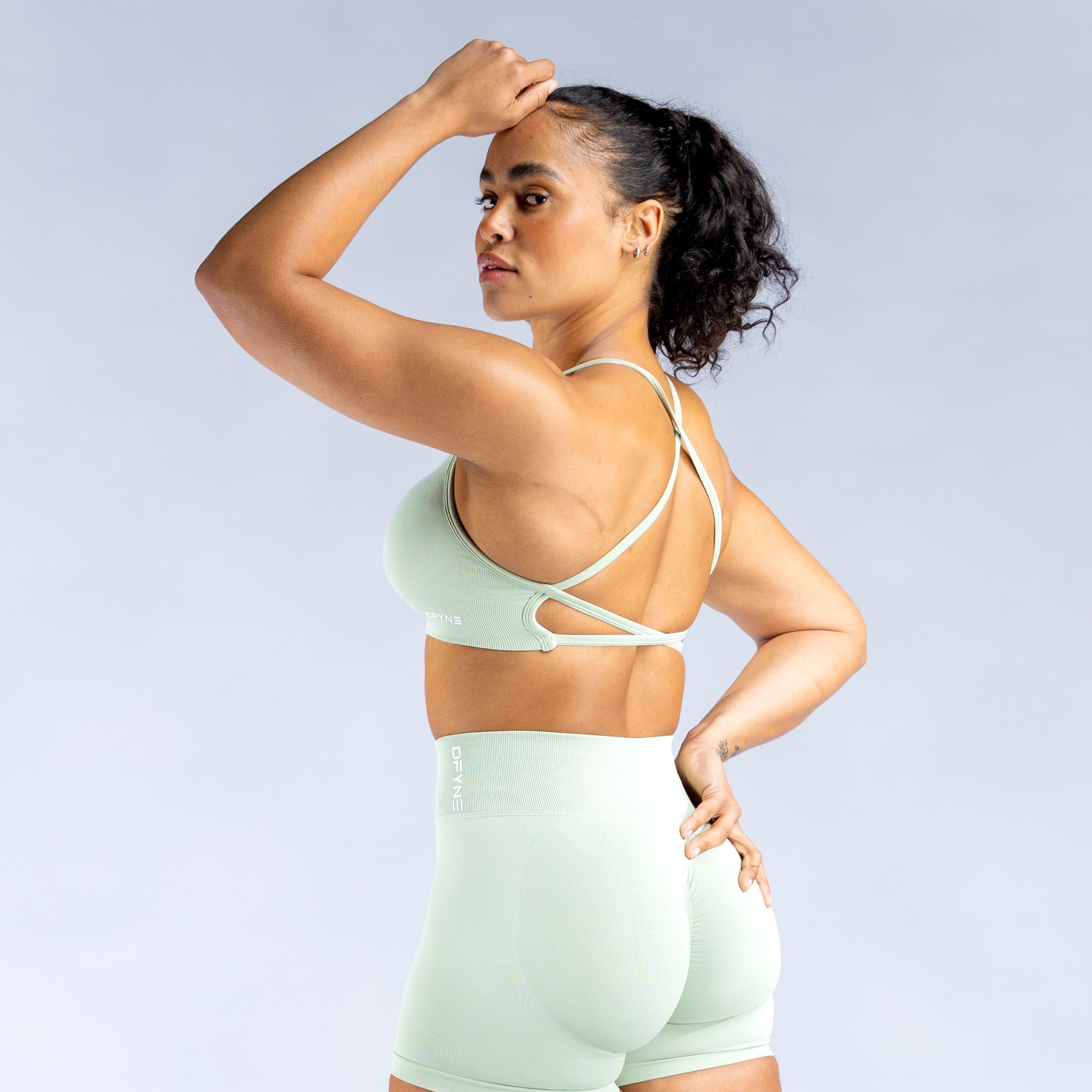 Sujetador Deportivo DFYNE Dynamic Backless Mujer Verdes | 1320-JRNMX