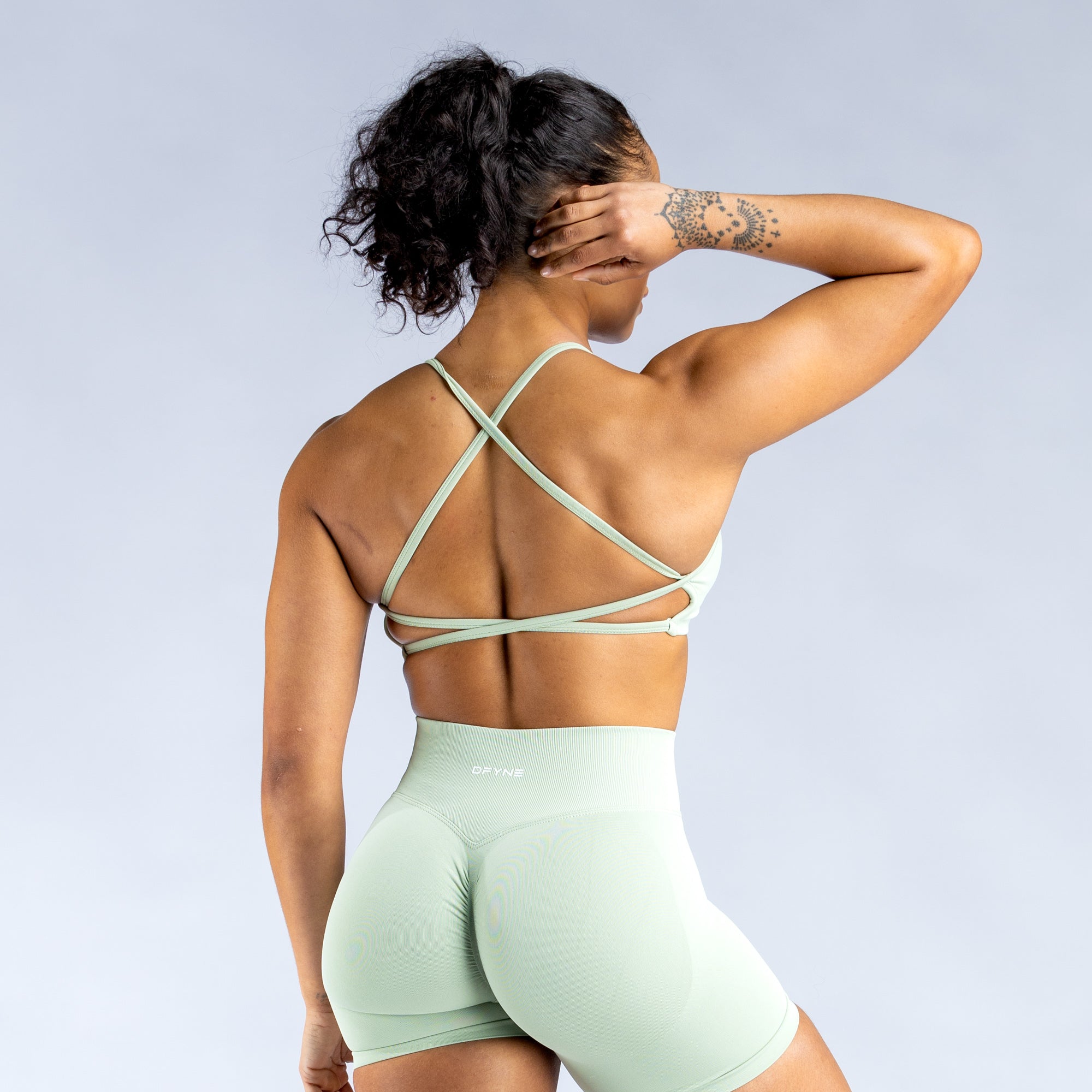 Sujetador Deportivo DFYNE Dynamic Backless Mujer Verdes | 1320-JRNMX