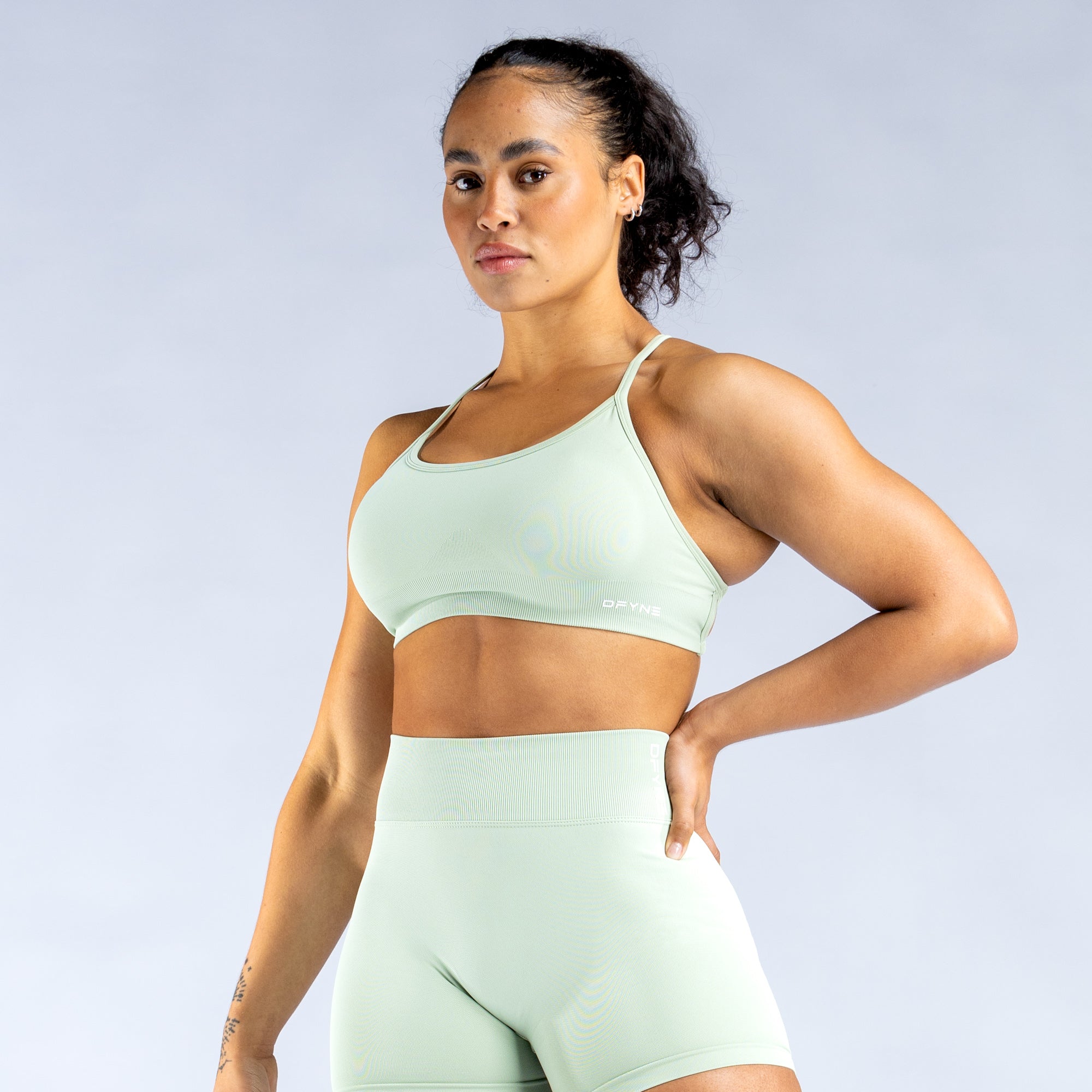 Sujetador Deportivo DFYNE Dynamic Backless Mujer Verdes | 1320-JRNMX