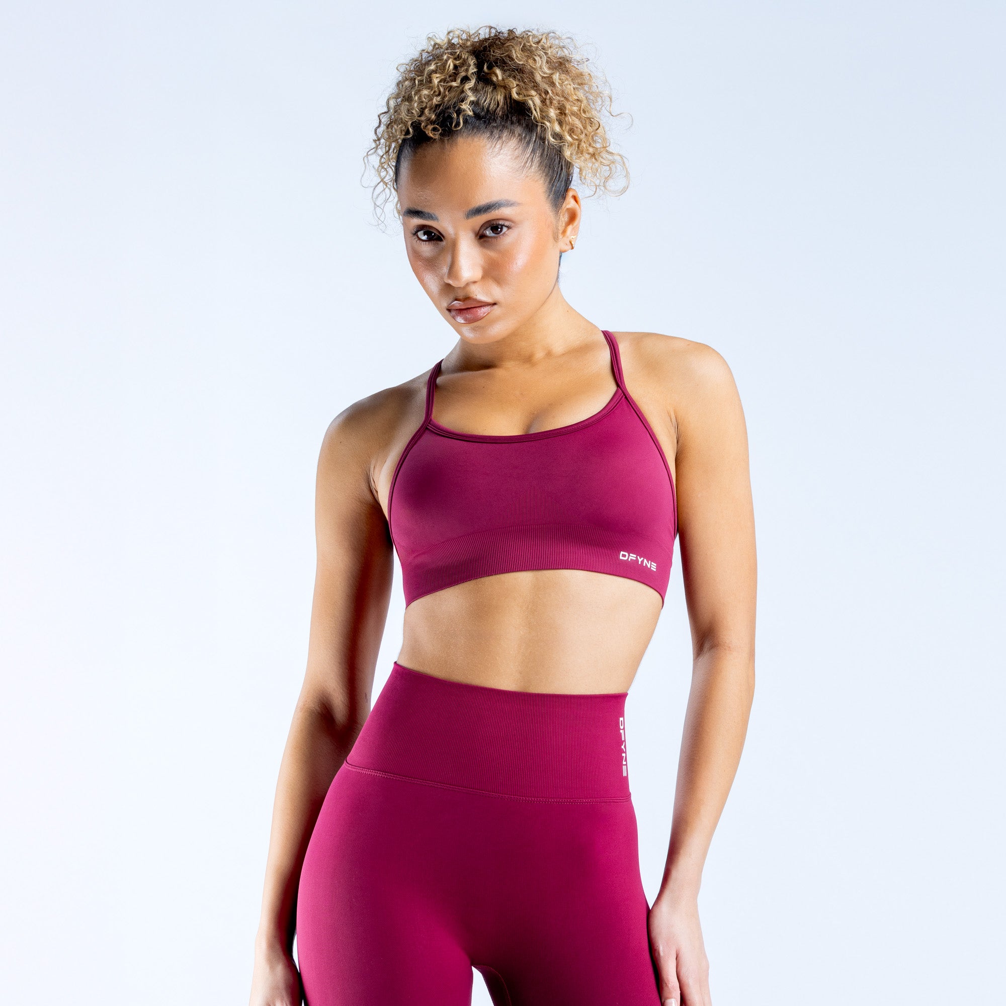 Sujetador Deportivo DFYNE Dynamic Backless Mujer Fucsia | 6471-LTQOW