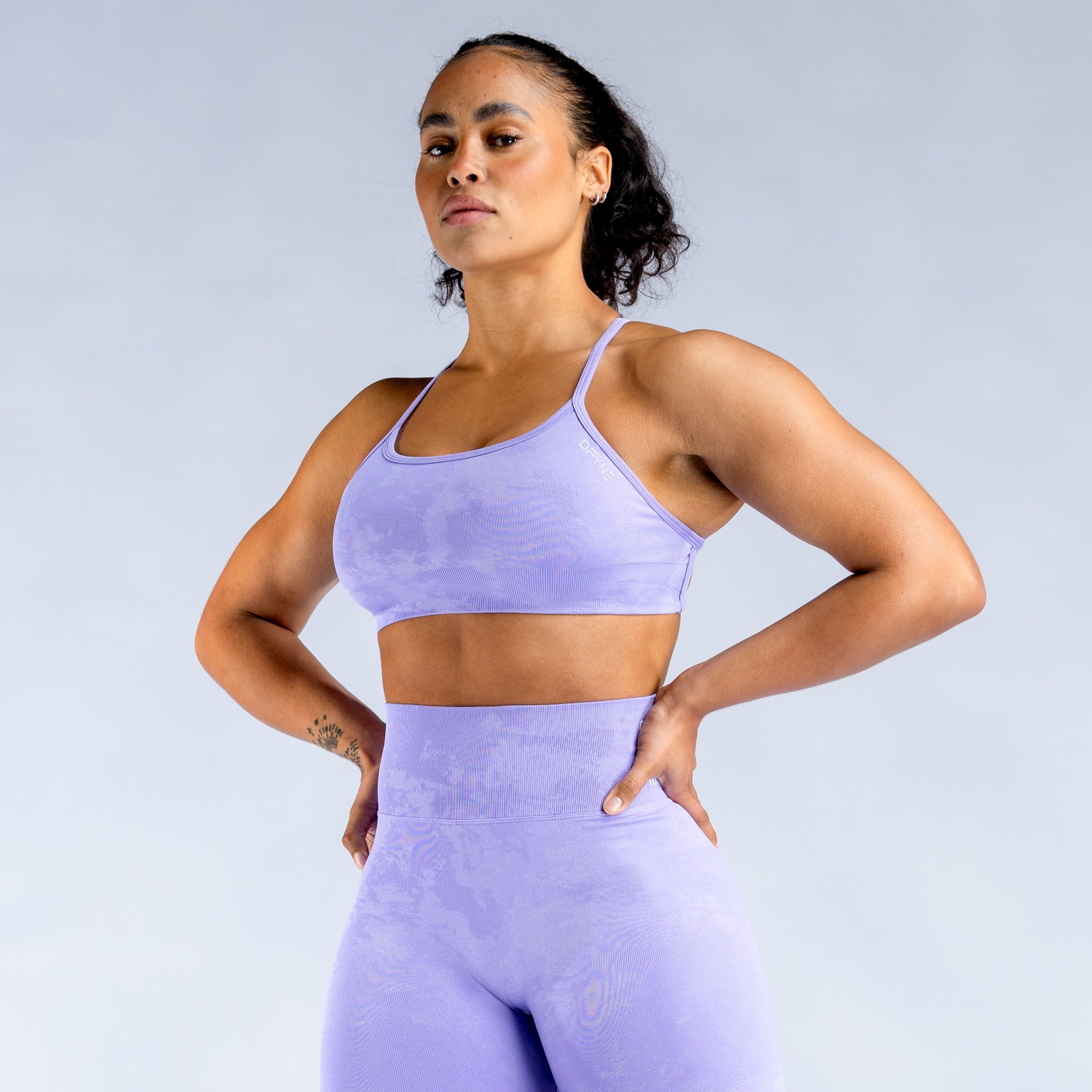Sujetador Deportivo DFYNE Dynamic Mist Backless Mujer Blancos | 8514-DKUXB