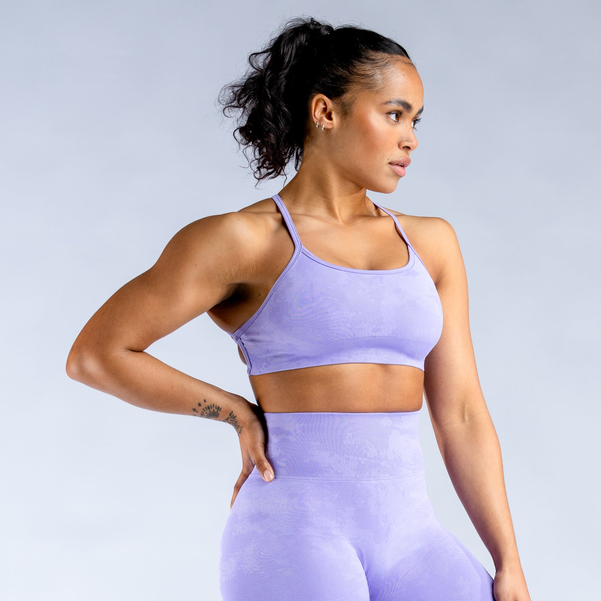 Sujetador Deportivo DFYNE Dynamic Mist Backless Mujer Blancos | 8514-DKUXB