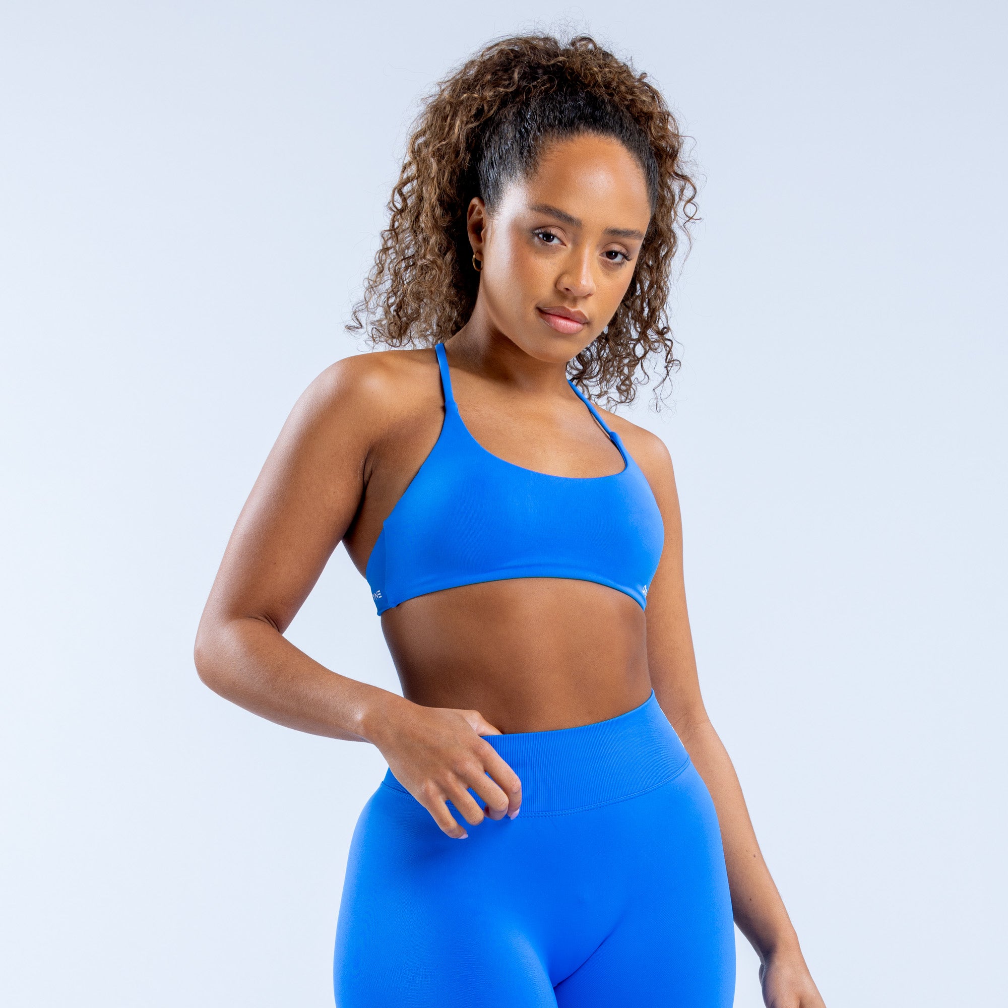 Sujetador Deportivo DFYNE Dynamic Twist Back Mujer Azules | 7268-HVOLY