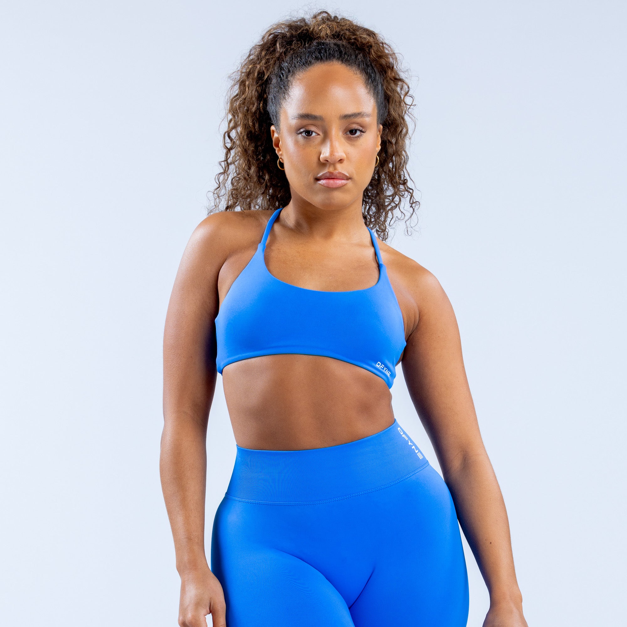 Sujetador Deportivo DFYNE Dynamic Twist Back Mujer Azules | 7268-HVOLY