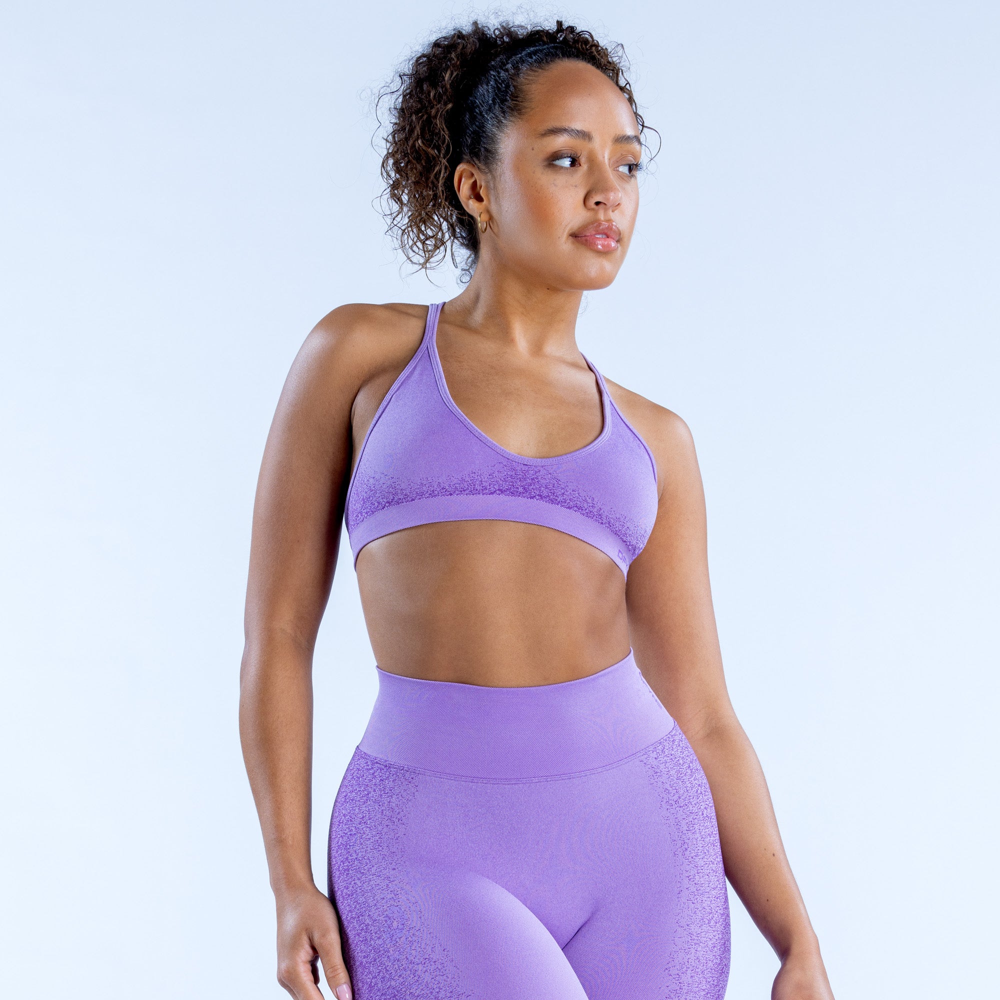 Sujetador Deportivo DFYNE Ignite Cross Back Mujer Morados | 0491-WXIAF
