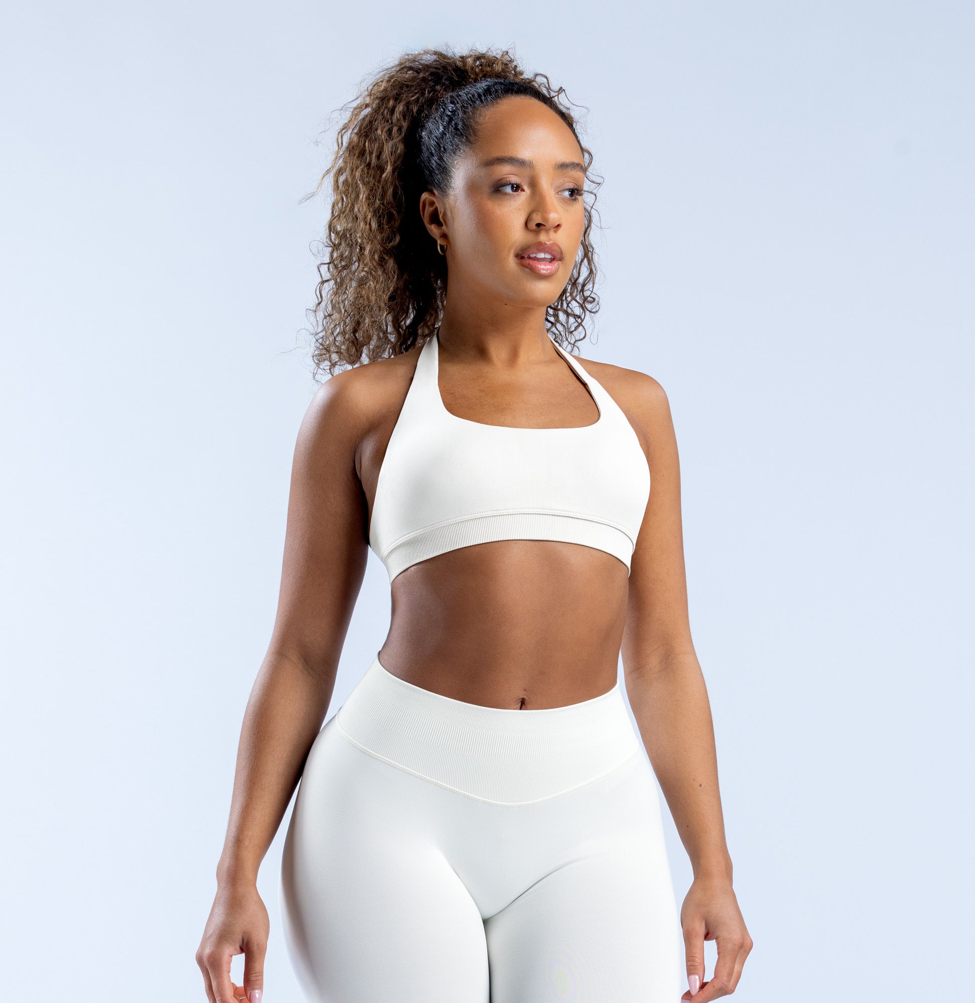 Sujetador Deportivo DFYNE Impact Mujer Blancos | 8126-MKYZL