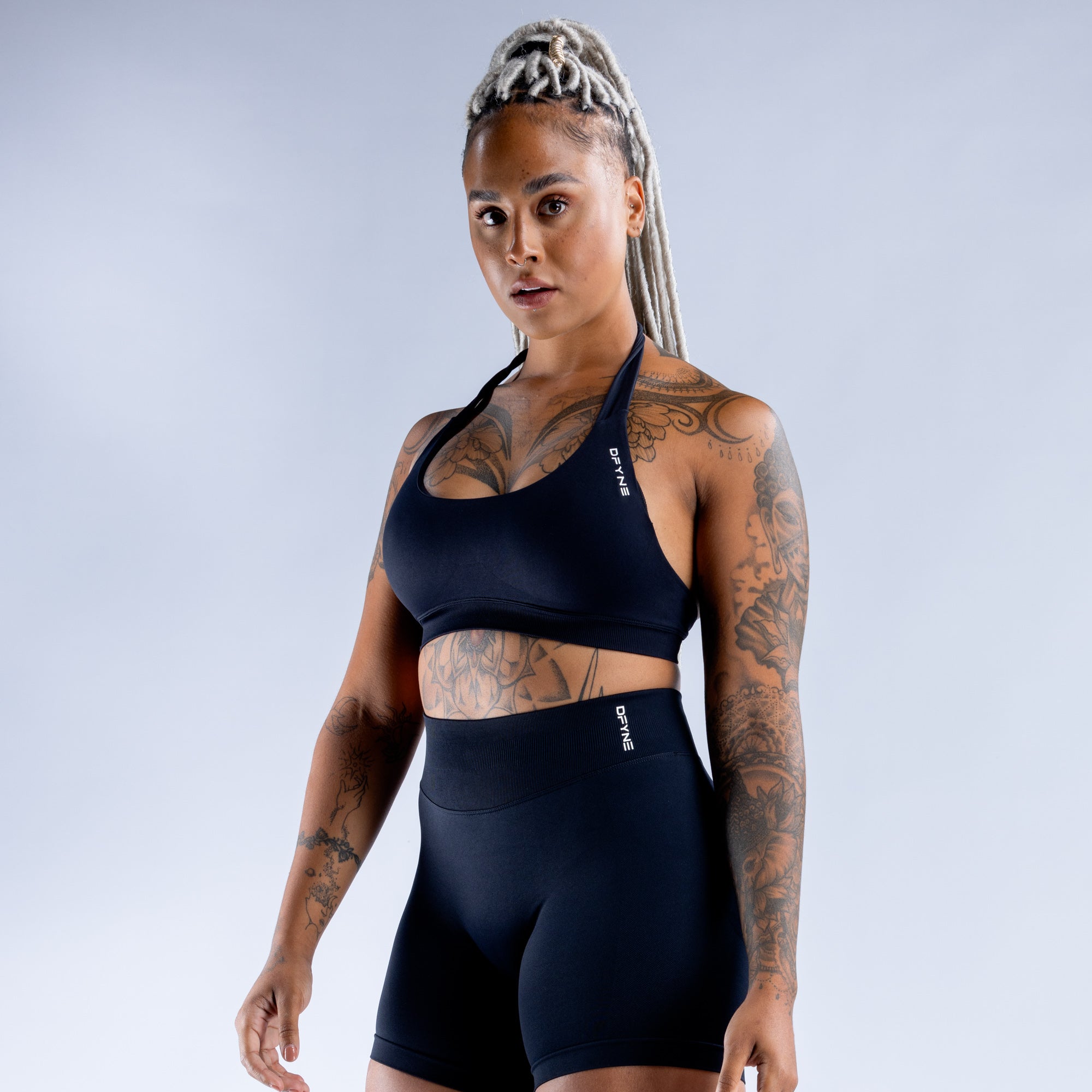 Sujetador Deportivo DFYNE Impact Mujer Negros | 1387-QUCLE