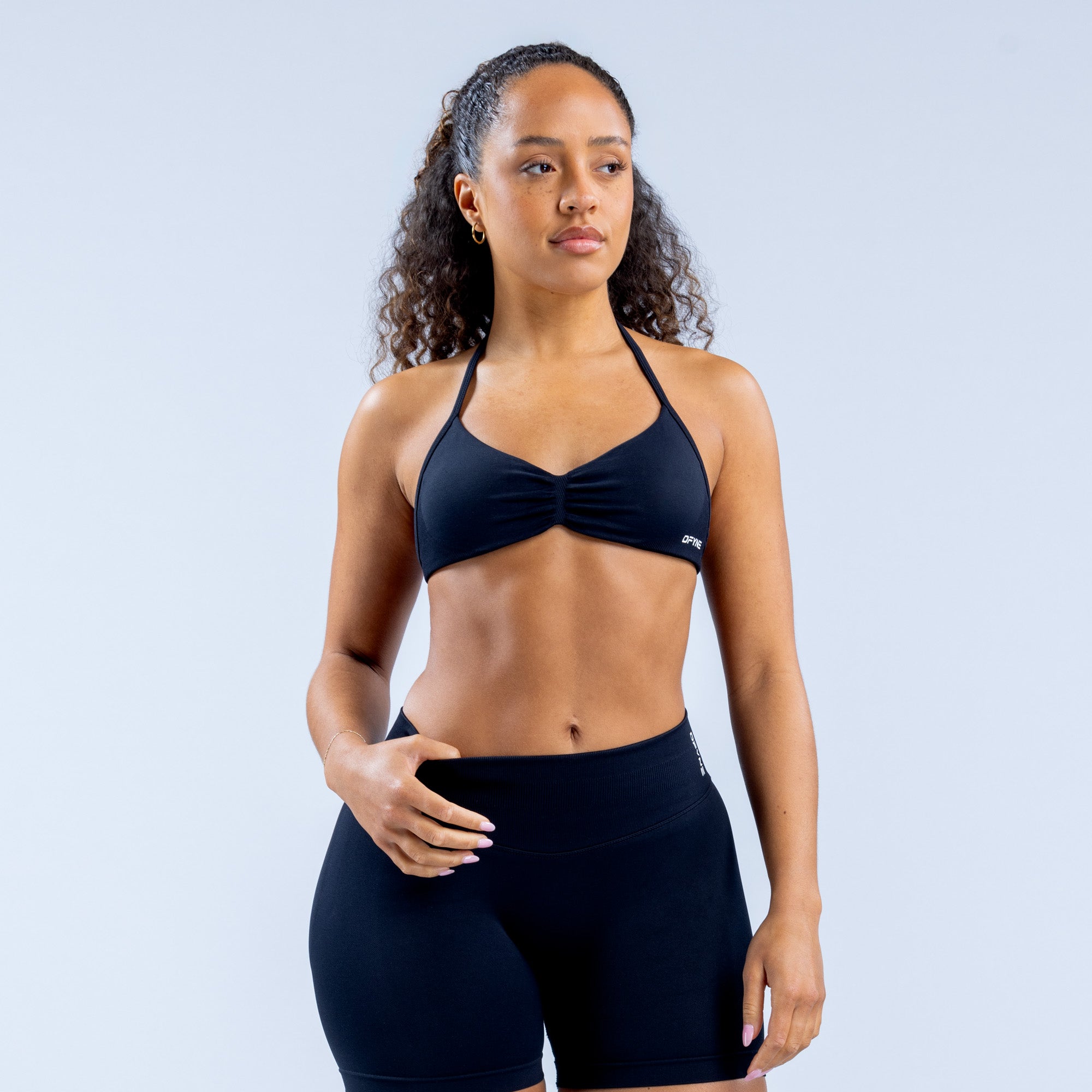 Sujetador Deportivo DFYNE Impact Strappy Mujer Negros | 5190-NUVEW
