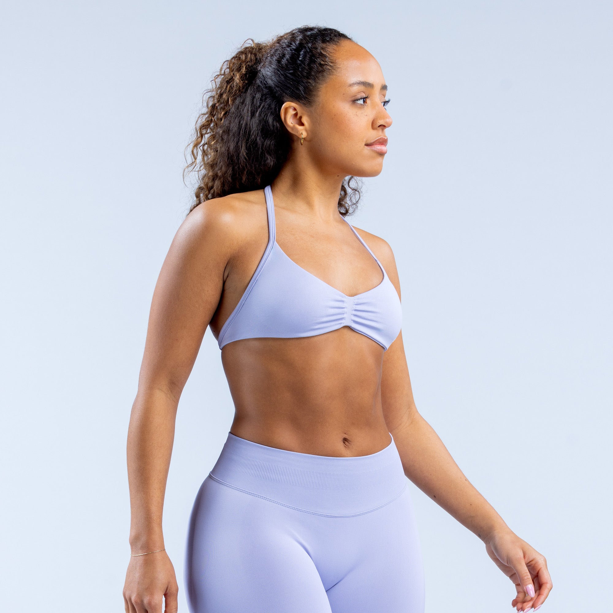 Sujetador Deportivo DFYNE Impact Strappy Mujer Morados | 6907-AJGTZ