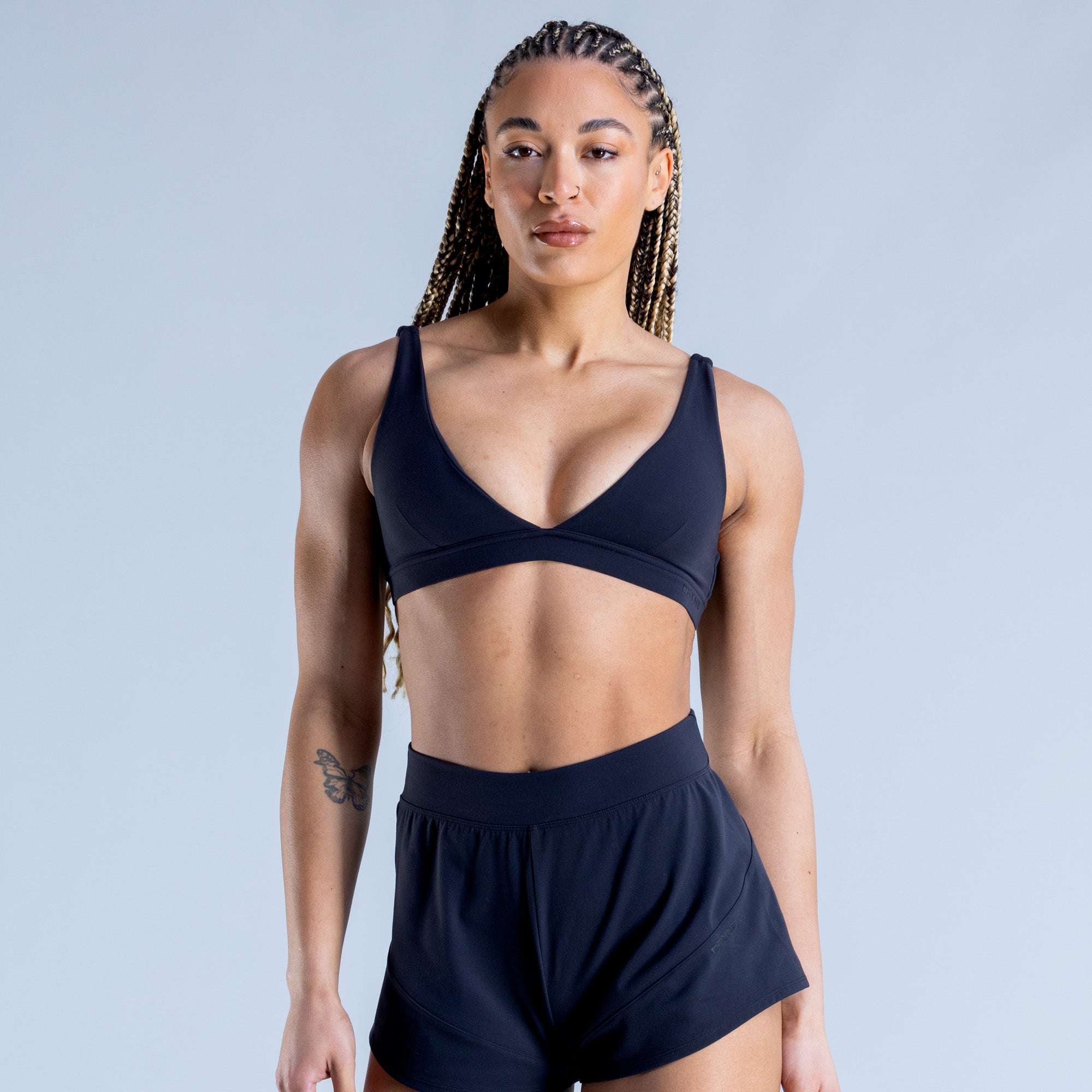 Sujetador Deportivo DFYNE Origin Minimal Mujer Negros | 0265-RKZQI