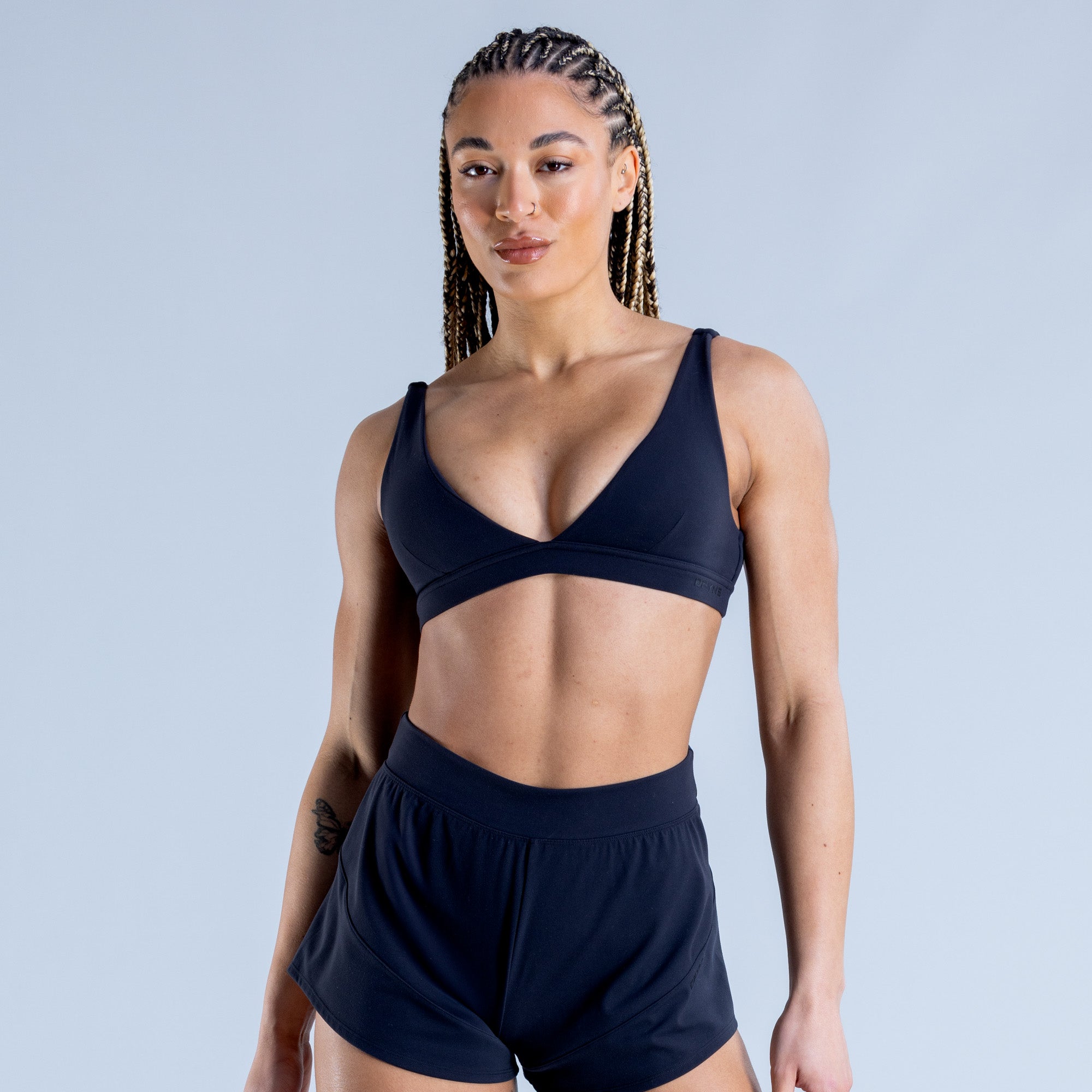 Sujetador Deportivo DFYNE Origin Minimal Mujer Negros | 0265-RKZQI