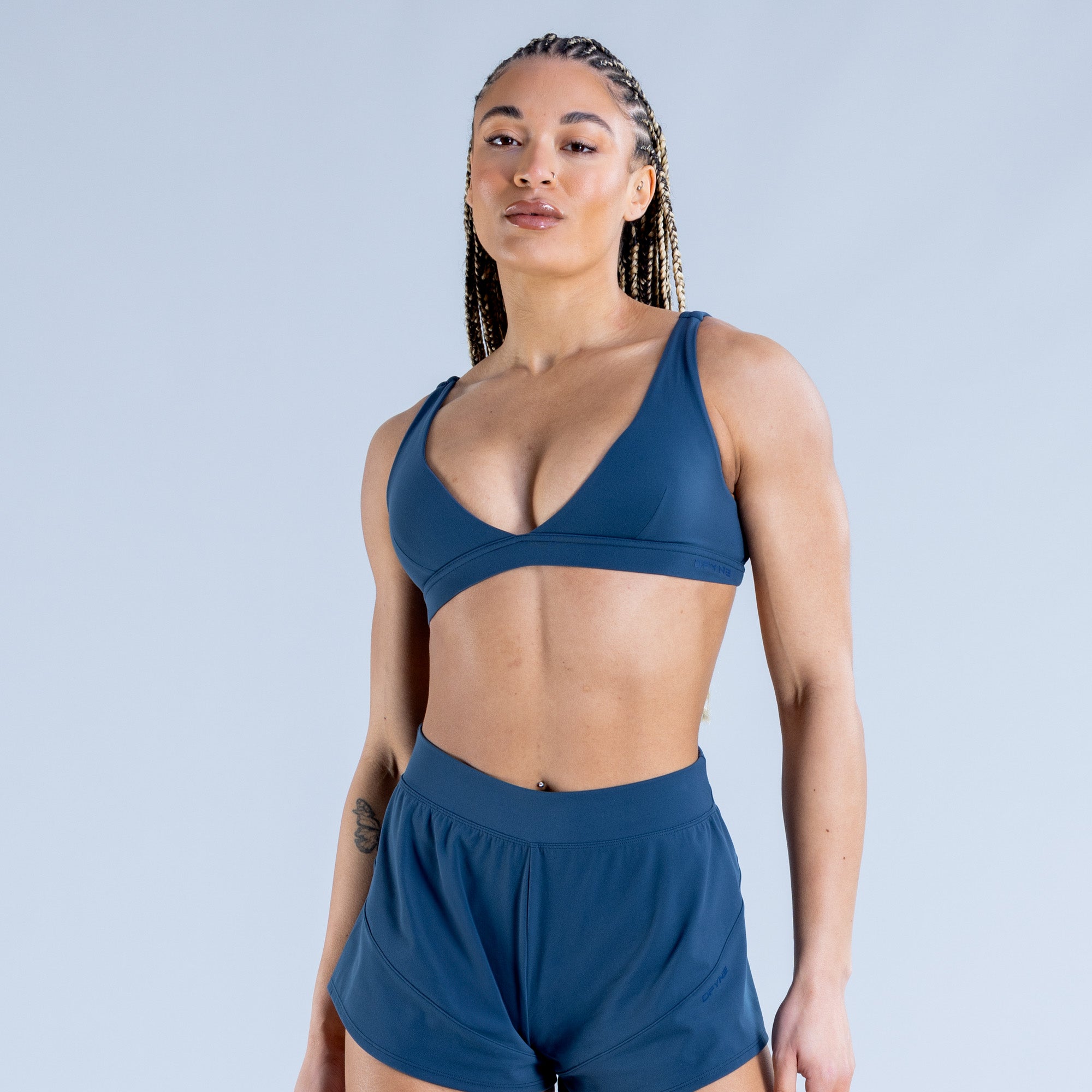 Sujetador Deportivo DFYNE Origin Minimal Mujer Azules | 2785-AXPOR