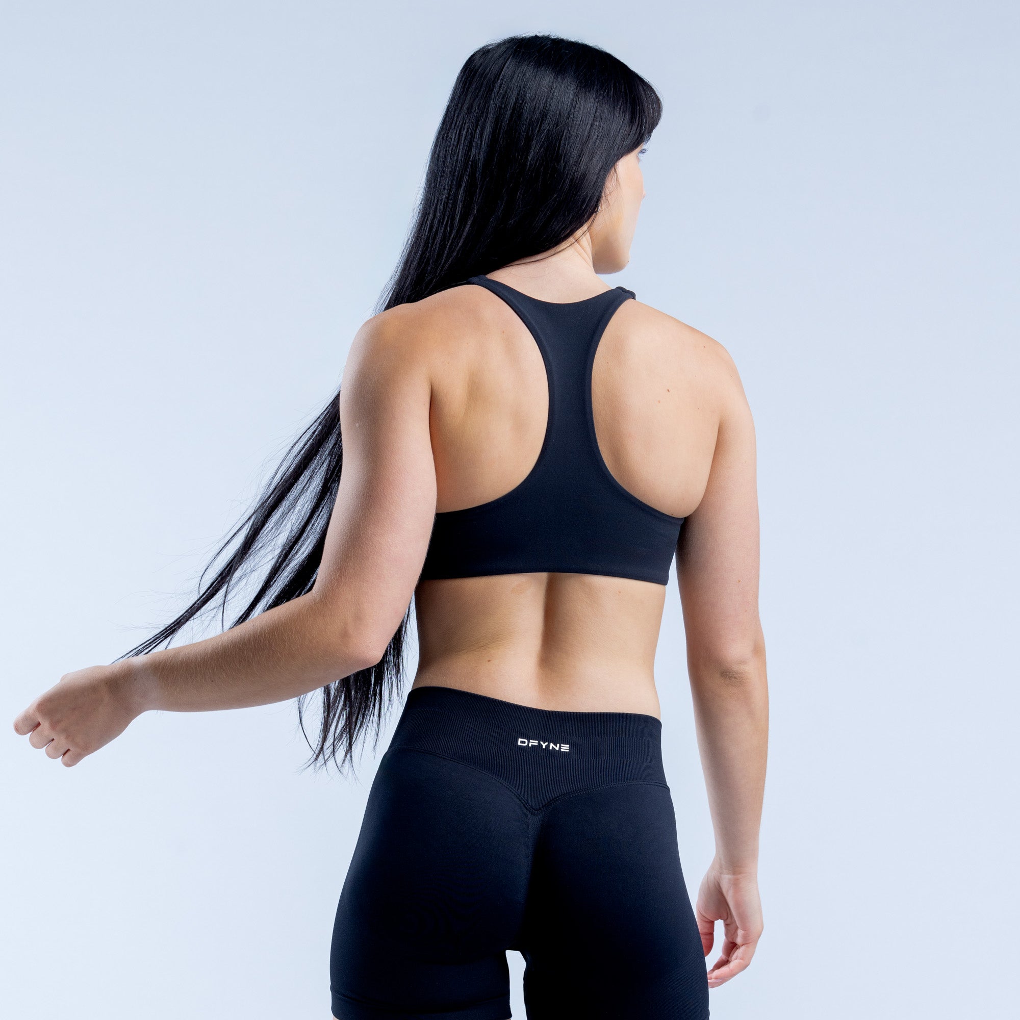 Sujetador Deportivo DFYNE Origin Racer Back Mujer Negros | 1073-AECFW
