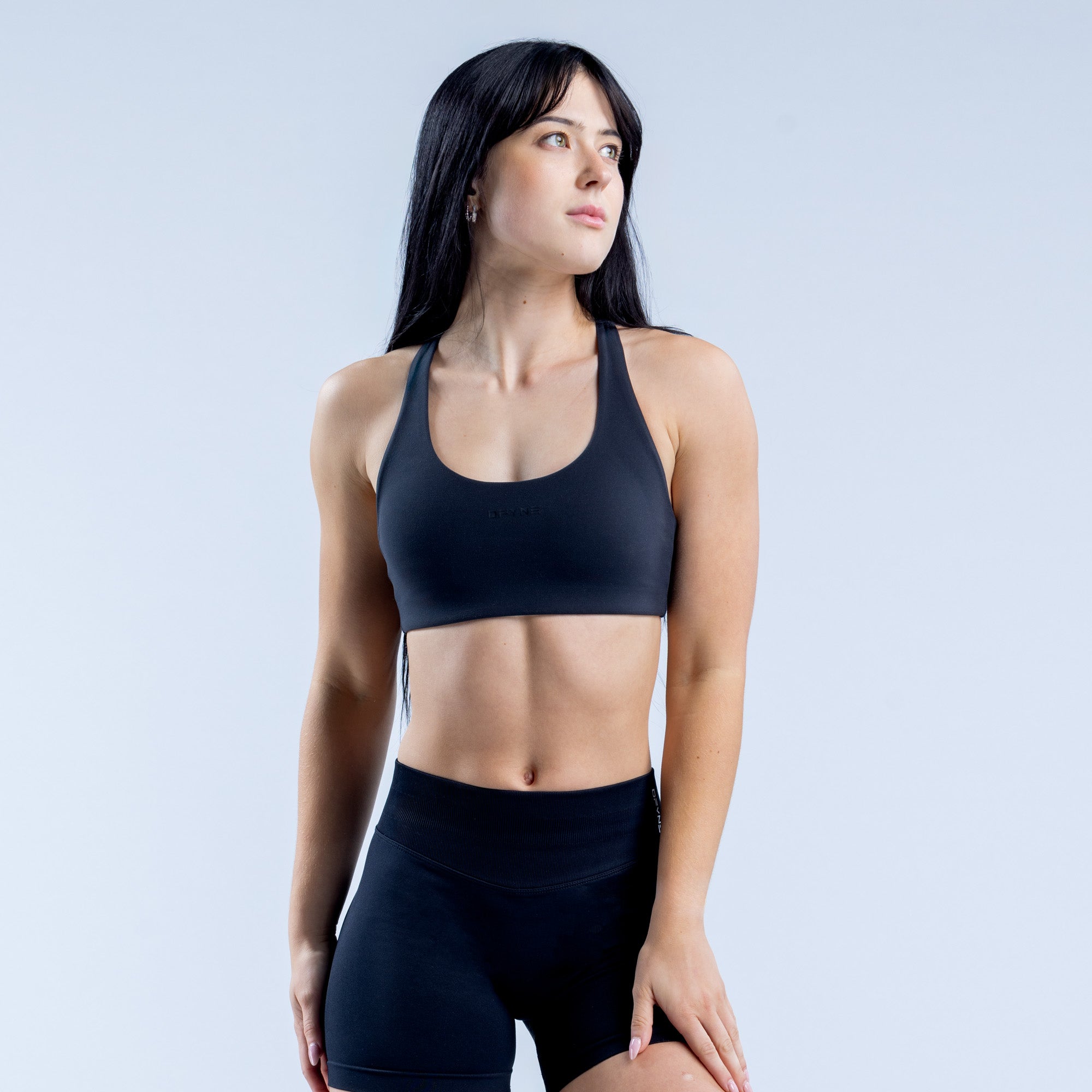 Sujetador Deportivo DFYNE Origin Racer Back Mujer Negros | 1073-AECFW