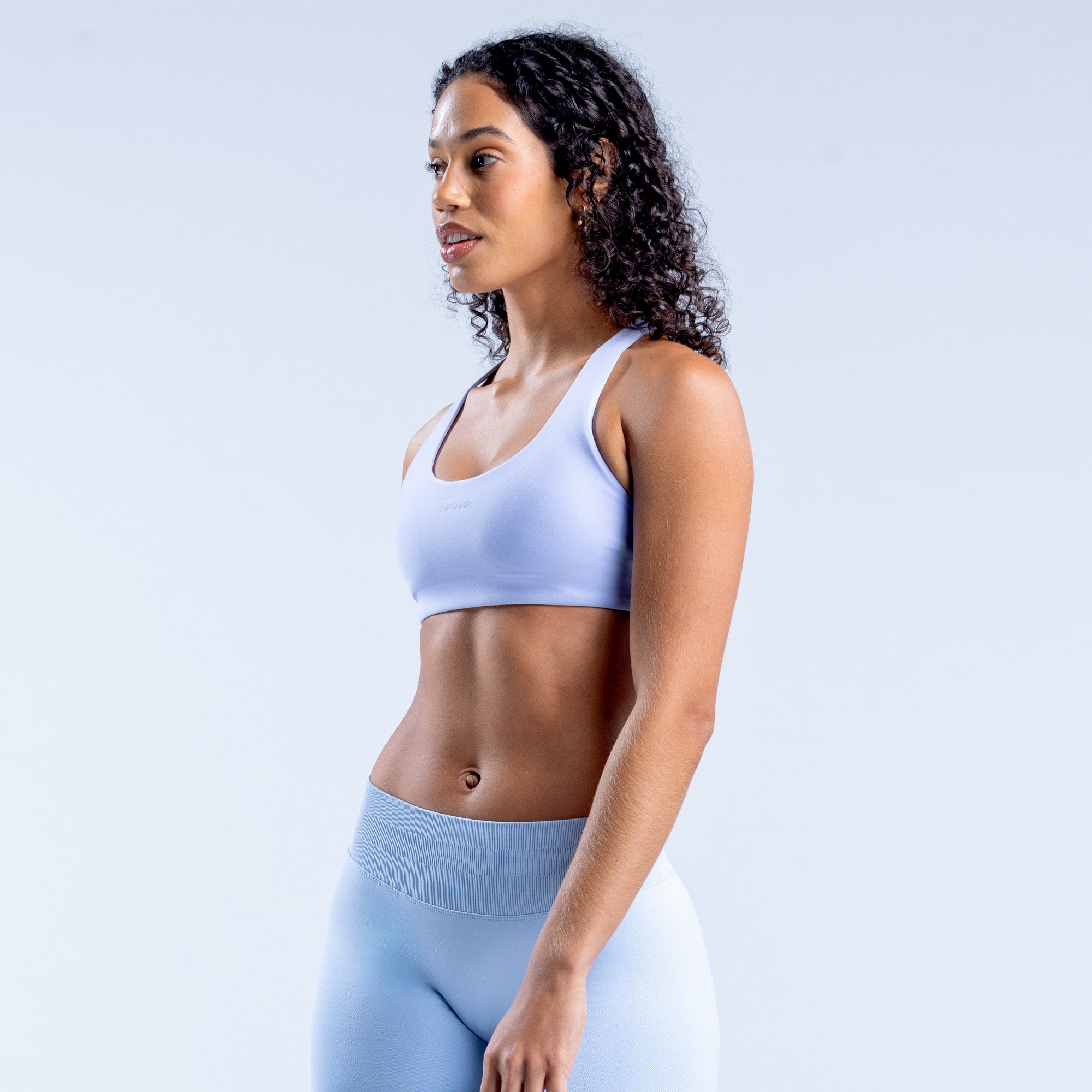 Sujetador Deportivo DFYNE Origin Racer Back Mujer Lavanda Claro | 9825-NEPFD