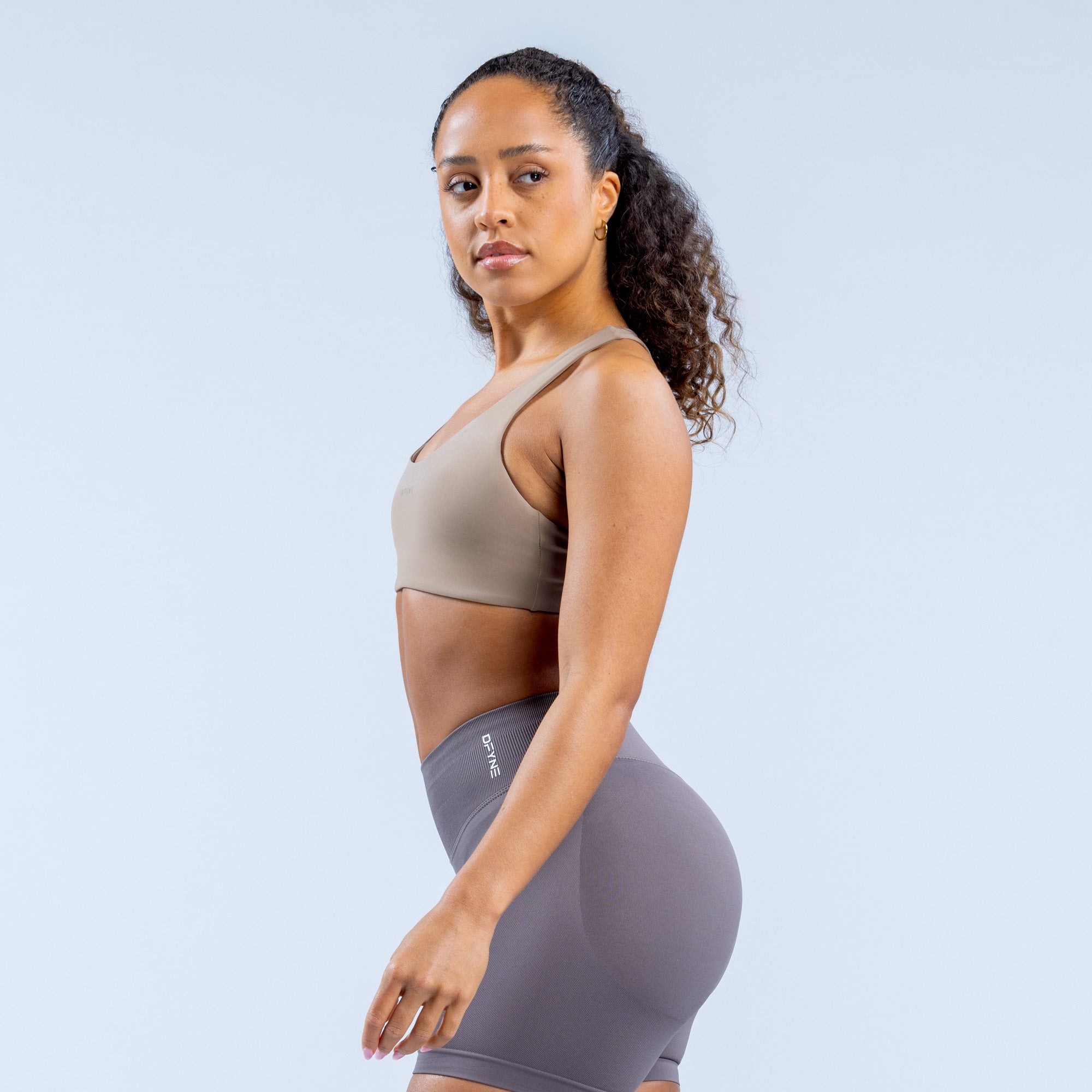Sujetador Deportivo DFYNE Origin Racer Back Mujer Kaki | 0489-UOAEJ